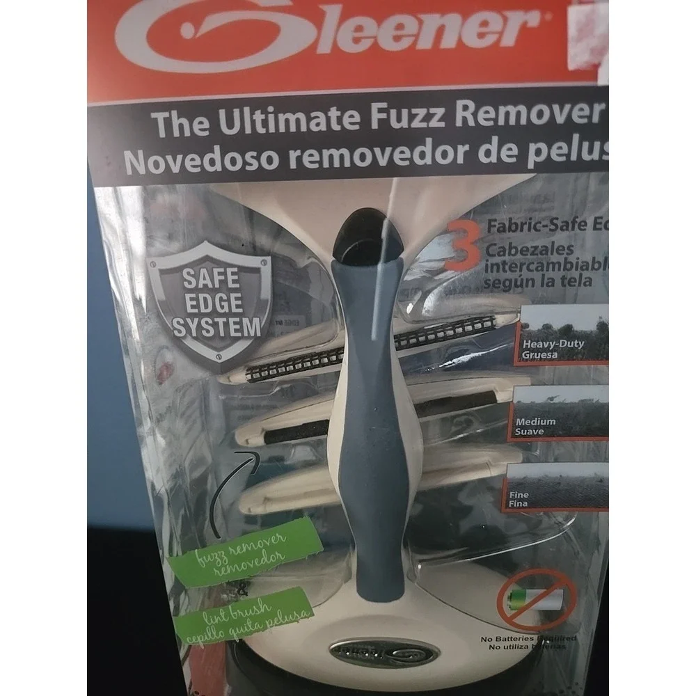 Gleener‎ The Ultimate Fuzz Remover Safe Edge System Fabric Safe Edges, Pet Hair